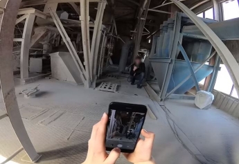 Мелитопольские экстремалы проникли на работающий завод (видео, фото)