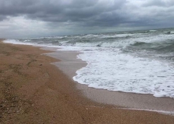 Укреплять разрушающийся берег Азовского моря в Кирилловке Нацпарк будет песком с промоины (видео)