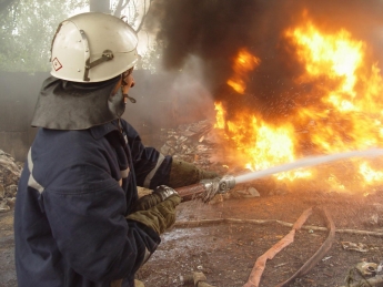 В Мелитополе сгорел частный дом
