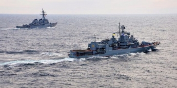 В Азовском море прошли учения катеров ВМС Украины из состава ООС (видео)