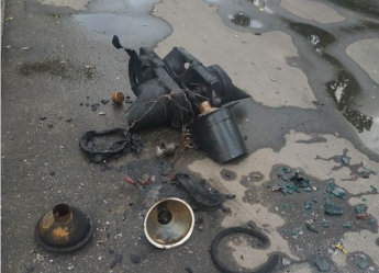 В Мелитополе на одной из улиц сгорел светофор (фото)