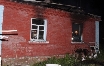 В пожаре на Хмельнитчине погиб ребенок (видео)
