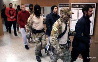 В РФ выдвинули обвинения 18 украинским морякам