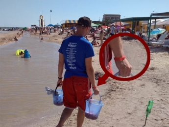 Полиция уговаривает пострадавших от рэкетиров на Кирилловских пляжах написать заявления