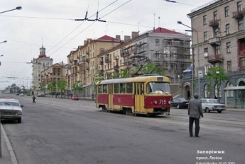 В сети опубликовали ретро-фото реконструкции центрального проспекта Запорожья, – ФОТО