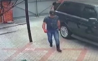 Убийство криминального авторитета в Запорожье попало на видео