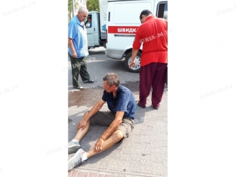 В Мелитополе избили пьяного водителя (фото)
