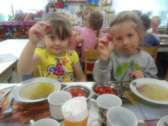 В Мелитополе в детском саду воспитатели и дети занялись выращиванием овощей