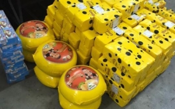 В автобусе из Польши нашли почти тонну контрабандного сыра (фото)