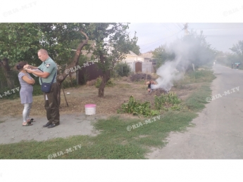 Жители частного сектора устроили дымовую завесу (фото)