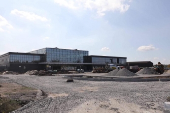 Как выполняются работы на новом пассажирском терминале аэропорта «Запорожье» (ФОТО)