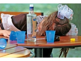 В Мелитополе школьница отравилась алкоголем