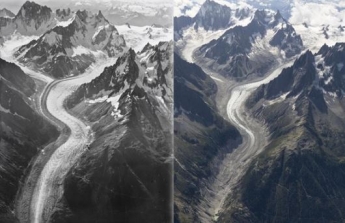 Фото с разницей в сто лет показали таяние ледников (фото)
