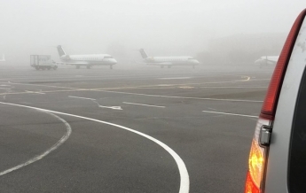 В аэропорту Киев отменили часть рейсов из-за тумана