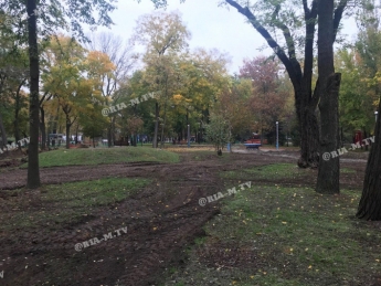 Из центрального парка в Мелитополе исчезли клумбы - что происходит (фото)