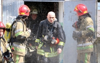 На Киевщине произошел крупный пожар в фермерском хозяйстве