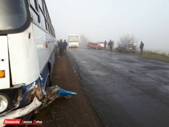 Столкнулись автобус и 5 авто: под Одессой произошло масштабное ДТП. Фото