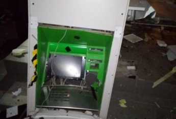 В селе в Запорожской области неизвестные взорвали банкомат