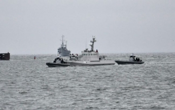 Зеленский встретил украинские корабли в Очакове. ВИДЕО