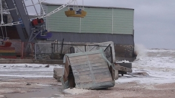 Кирилловку затопил шторм. Масштабы стихии (фото, видео)