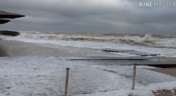 Страшно красиво: в сети появилось видео урагана в Кирилловке