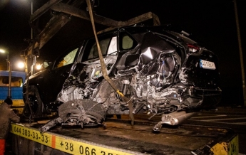 Четыре автомобиля столкнулись в Киеве (фото)