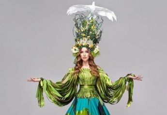 "Мисс Украина Вселенная" представит страну в США в необычном наряде с весом 28 кг: фото
