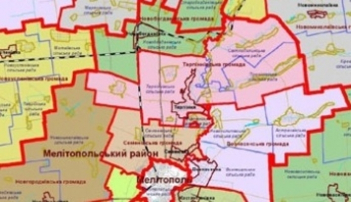 Мелитопольский район разделился на ОТГ – кто с кем объединяется