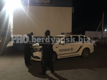 На въезде в Бердянск задержали водителя грузовика под наркотиками (видео)