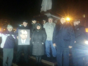 В Мелитополе почтили память Степана Бандеры (фото)