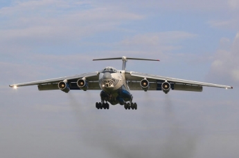 В Карпатах испытывали самолет мелитопольской авиабригады ИЛ-76