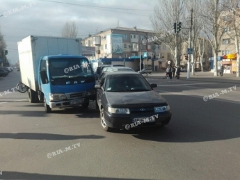 ДТП в центре Мелитополя - камера видеонаблюдения расставила все по своим местам (видео)