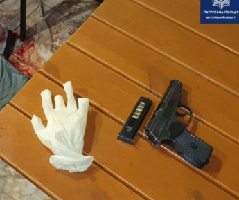 Вытирал следы крови с рук: в запорожском кафе пьяный мужчина застрелил человека