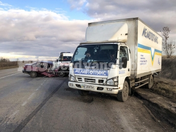 В аварии на мелитопольской трассе травмированы три человека