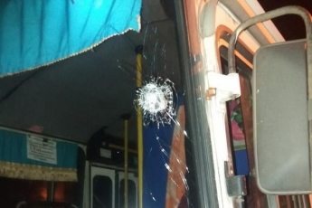 Под Днепром автобусы с пассажирами подверглись массовым обстрелам. Фото