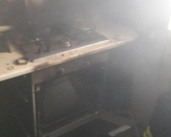 В Мелитополе в квартире загорелась газовая плита (фото)