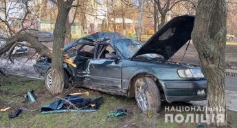 Пьяный водитель в Запорожье снес женщину на тротуаре (фото)