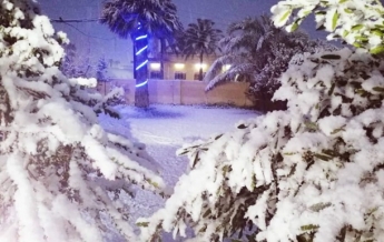 В Багдаде впервые за 12 лет выпал снег (видео)