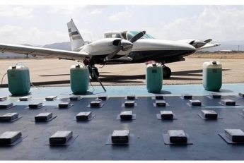 Самолет с 500 кг наркотиков перехватили в Венесуэле (фото)