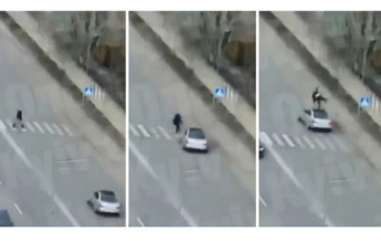 ДТП в Киеве: машина на скорости сбила пешехода на 