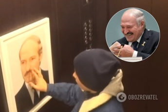 "Господи, какой кошмар!" Портрет Лукашенко в лифте удивил белорусов. Смешное видео