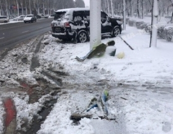 Полицейские нашли водителя, который снес "зеленого школьника" в Мелитополе