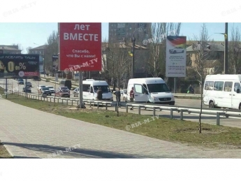 В Мелитополе маршрутка с пассажирами попала в ДТП (фото)