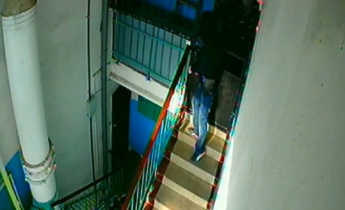 В Мелитополе вор-домушник попал на камеру наблюдения (видео)
