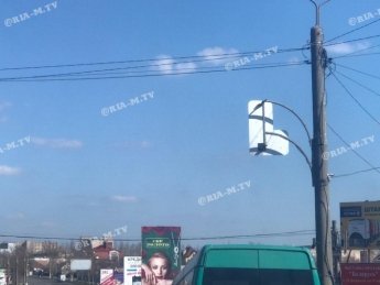 В Мелитополе на сложном перекрестке исчез светофор (фото)