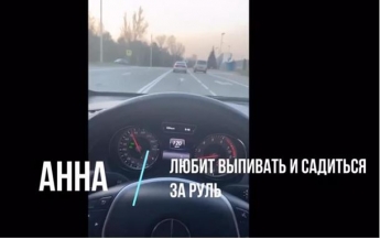 Полиция задержала киевлянку, которая ездила пьяной и делала селфи (видео)