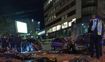 Жуткое ДТП в Днепре: автомобиль всмятку и смерть пасажиров (Фото)