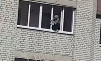 Харьковская пенсионерка решилась на безумный поступок на 11 этаже, видео: 