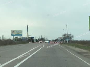 Проезд через блокпост в Мелитополе на Пасху без проблем (фото, видео)