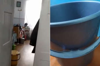 В больнице на Тернопольщине пациенты с COVID-19 вынуждены использовать ведро вместо туалета (видео)